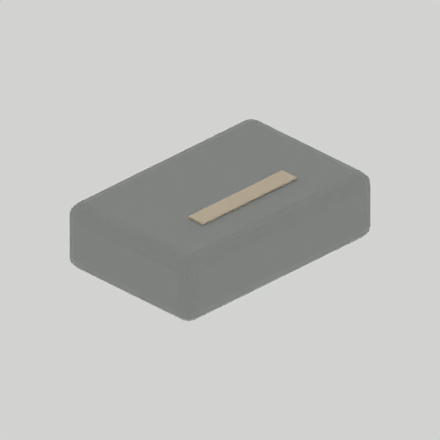 Shelf hardware set; three quarter; CAD-derived unvalidated concept