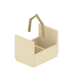 Modufern Housekeeping Accessories concept; hero; CAD-derived unvalidated concept