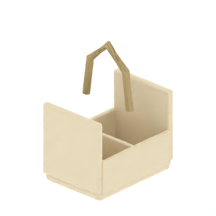 Modufern Housekeeping Accessories concept; hero; CAD-derived unvalidated concept