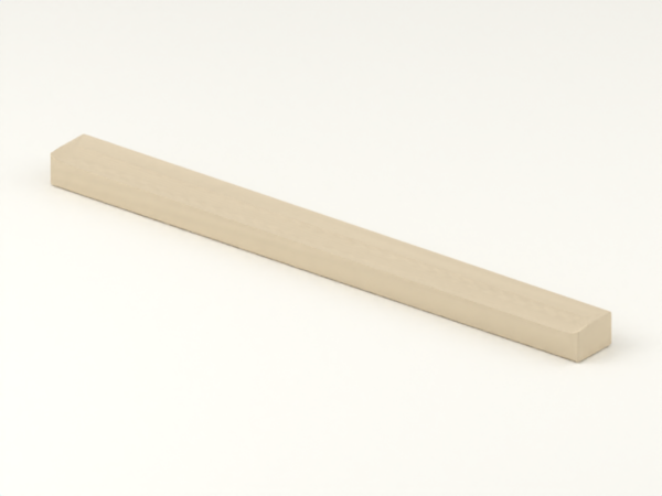 Lounge-back receiver — 582 mm concept; hero; CAD-derived unvalidated concept