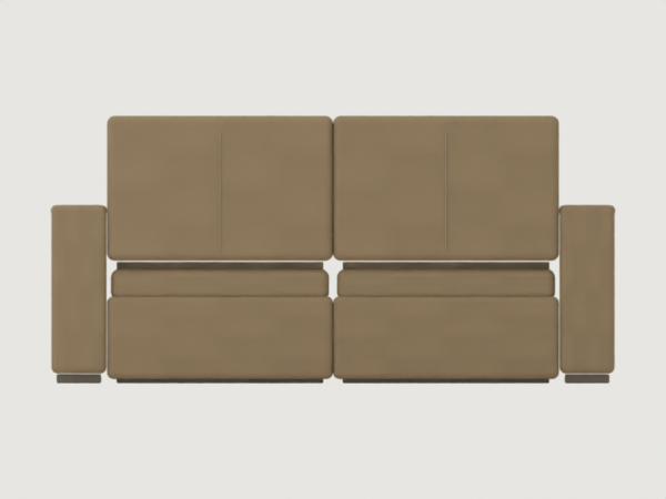 Modufern Sofas concept; front CAD concept; manufacture unvalidated