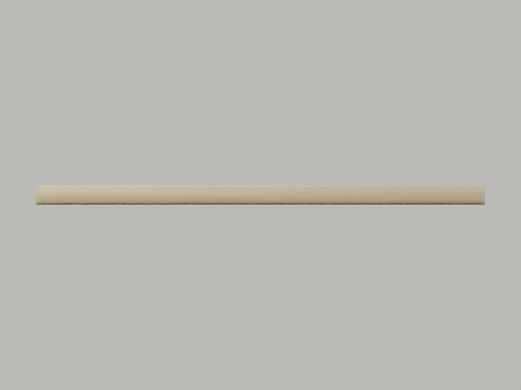 CAD-derived concept illustration of Lens coffee-table oval connecting rail concept