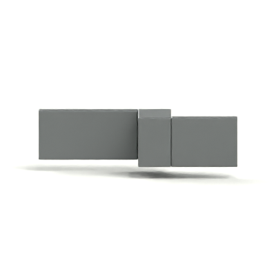Picture-frame stepped retainer — concept; front; CAD-derived unvalidated concept
