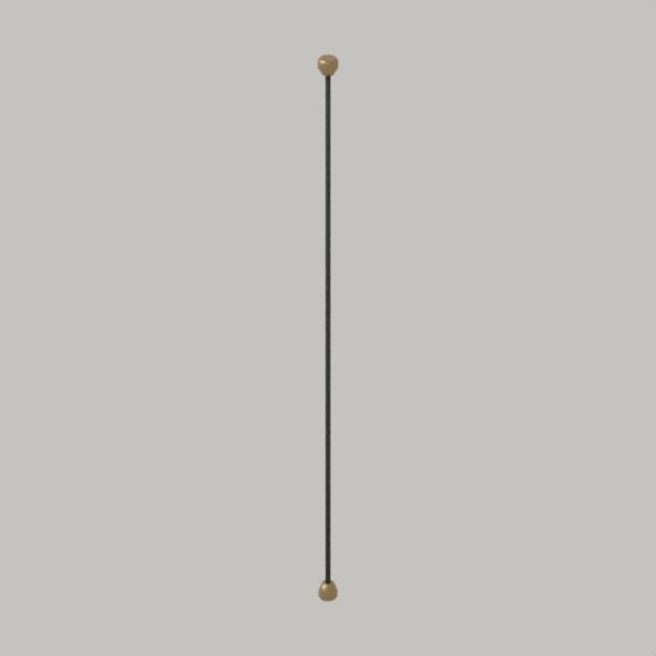Light suspension — 800 mm visual envelope; hero; CAD-derived unvalidated concept