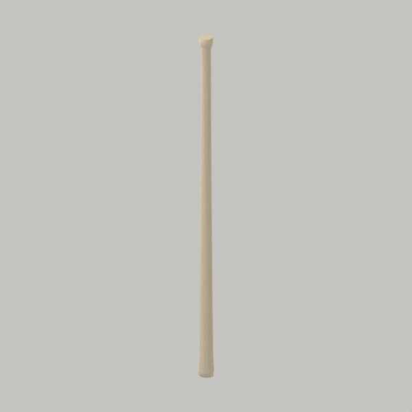 Floor-light stem — 1376 mm visual concept; hero; CAD-derived unvalidated concept