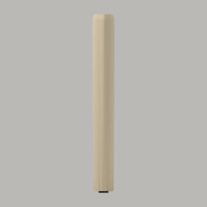 Lens side-table fin support — 472 mm concept; front; CAD-derived unvalidated concept