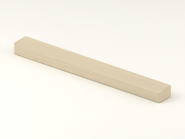 Dining-back receiver — 460 mm concept; hero; CAD-derived unvalidated concept