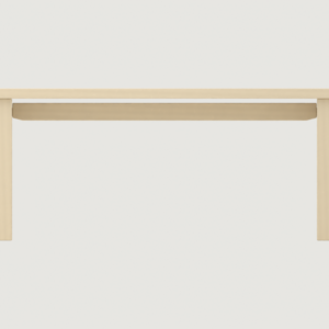 Dining bench; front CAD concept; manufacture unvalidated