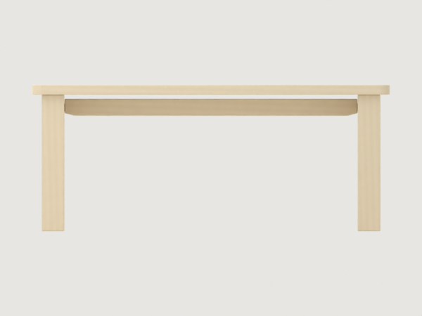 Dining bench; front CAD concept; manufacture unvalidated