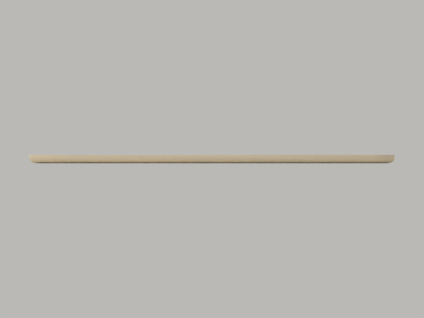 Lens coffee-table top — 1200 mm concept; front; CAD-derived unvalidated concept