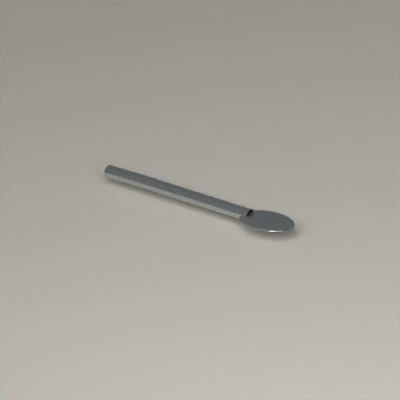 Individual spoon — visual concept; hero; CAD-derived unvalidated concept
