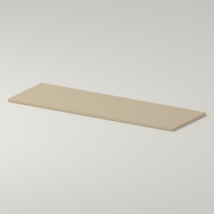 Modufern proposed pale white-oak material render MF-PART-SEAT-LONG-R02-OAK; dimensions and supply awaiting approval.
