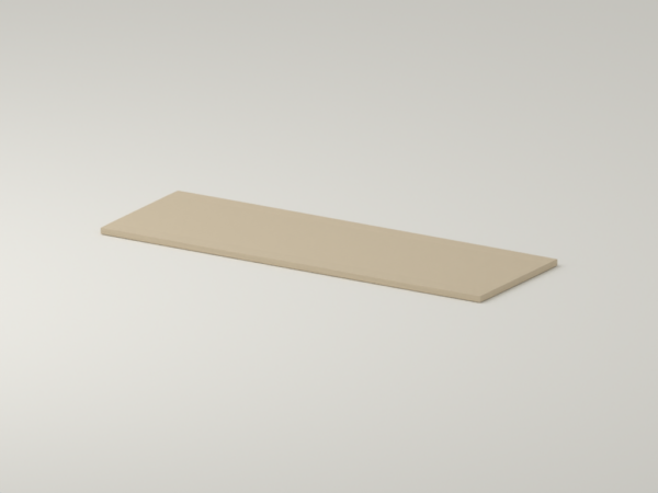 Modufern proposed pale white-oak material render MF-PART-SEAT-LONG-R02-OAK; dimensions and supply awaiting approval.