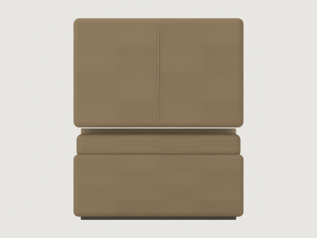 CAD-derived concept illustration of Modufern Modular Sofa Elements concept