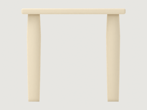 Square stool; front CAD concept; manufacture unvalidated