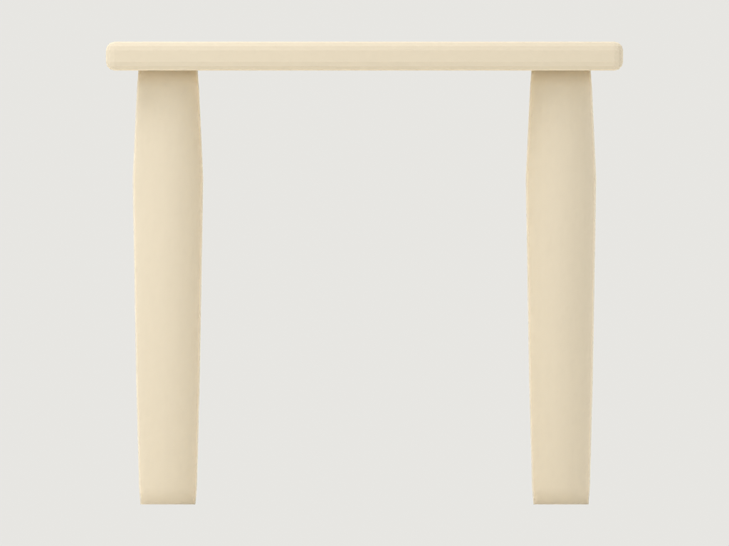 CAD-derived concept illustration of Square stool