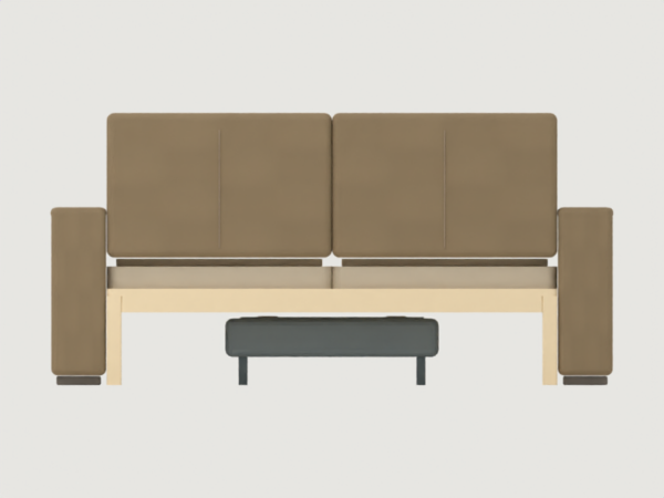 Modufern Sleeper Sofas concept; front CAD concept; manufacture unvalidated