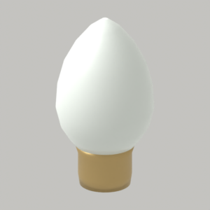 Bulb — nonfunctional visual envelope; hero; CAD-derived unvalidated concept
