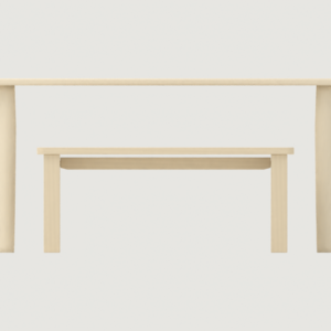 Modufern Dining Sets concept; front CAD concept; manufacture unvalidated