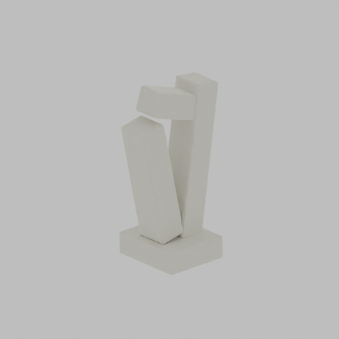 Modufern Sculptural Art concept; camera 1; CAD-derived unvalidated concept
