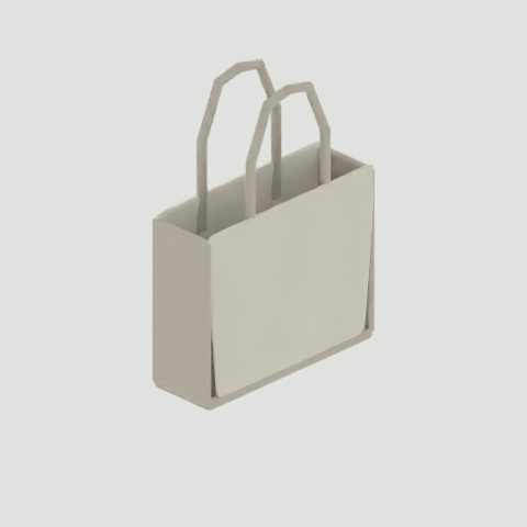 Modufern Tote Bags concept; three quarter; CAD-derived unvalidated concept