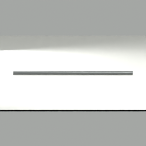 Wardrobe hanging rail — 846 mm concept; front; CAD-derived unvalidated concept