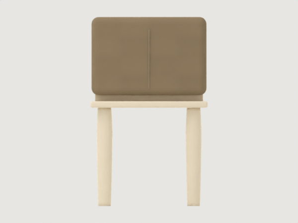 Dining chair; front CAD concept; manufacture unvalidated
