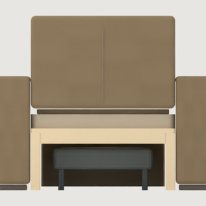 Modufern Recliners concept; front CAD concept; manufacture unvalidated