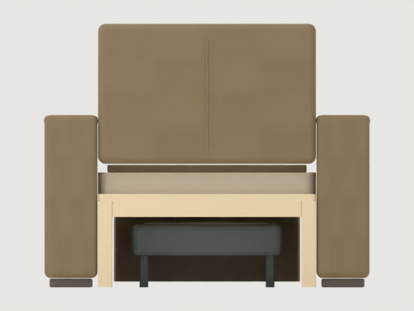 Modufern Recliners concept; front CAD concept; manufacture unvalidated