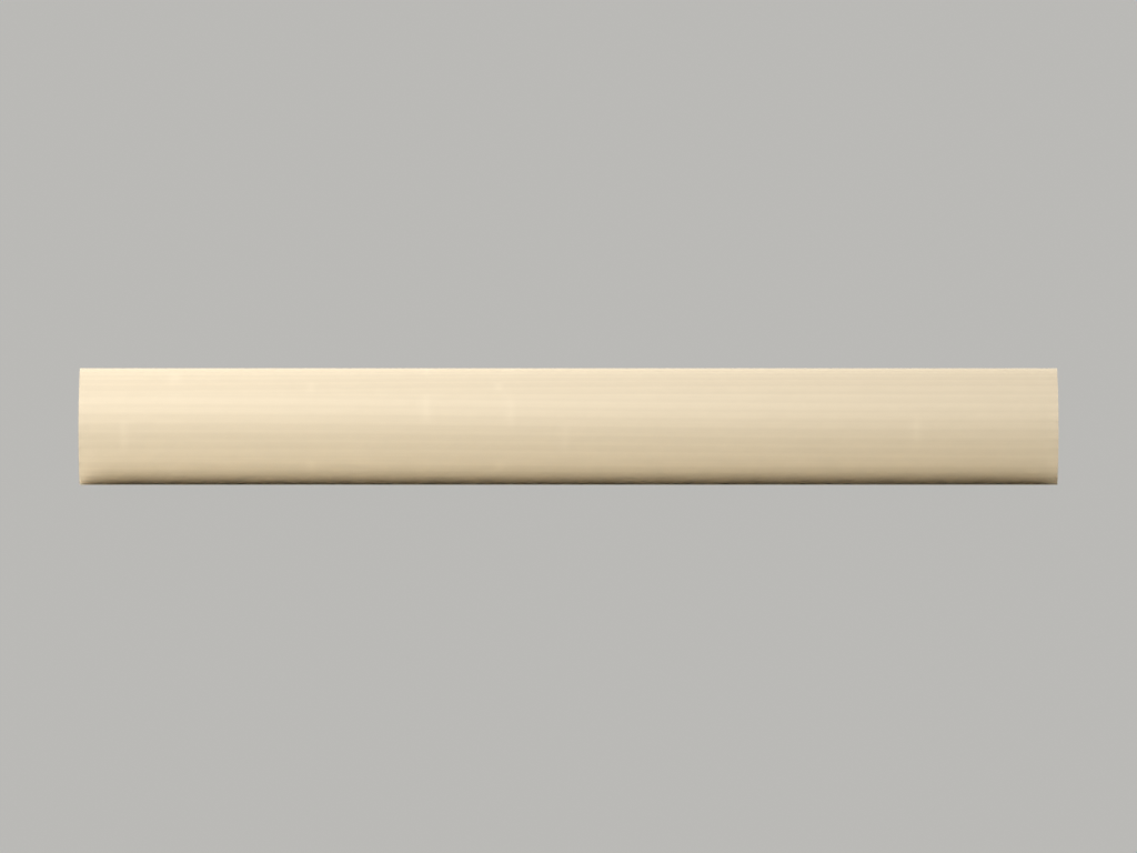 CAD-derived concept illustration of Lens side-table oval connecting rail concept