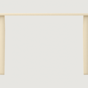 Modufern Console Tables concept; front CAD concept; manufacture unvalidated